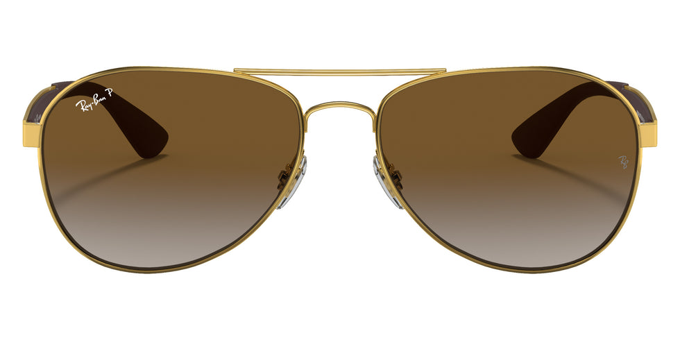 Ray-Ban® RB3549 RB3549 001/T5 61 Sunglasses - Gold