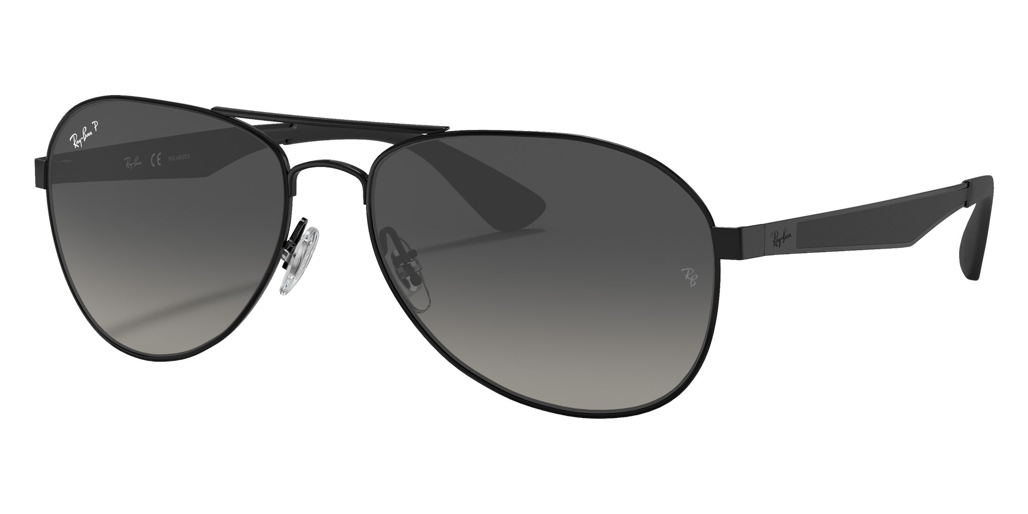 Ray-Ban® RB3549 RB3549 002/T3 61 Sunglasses - Black
