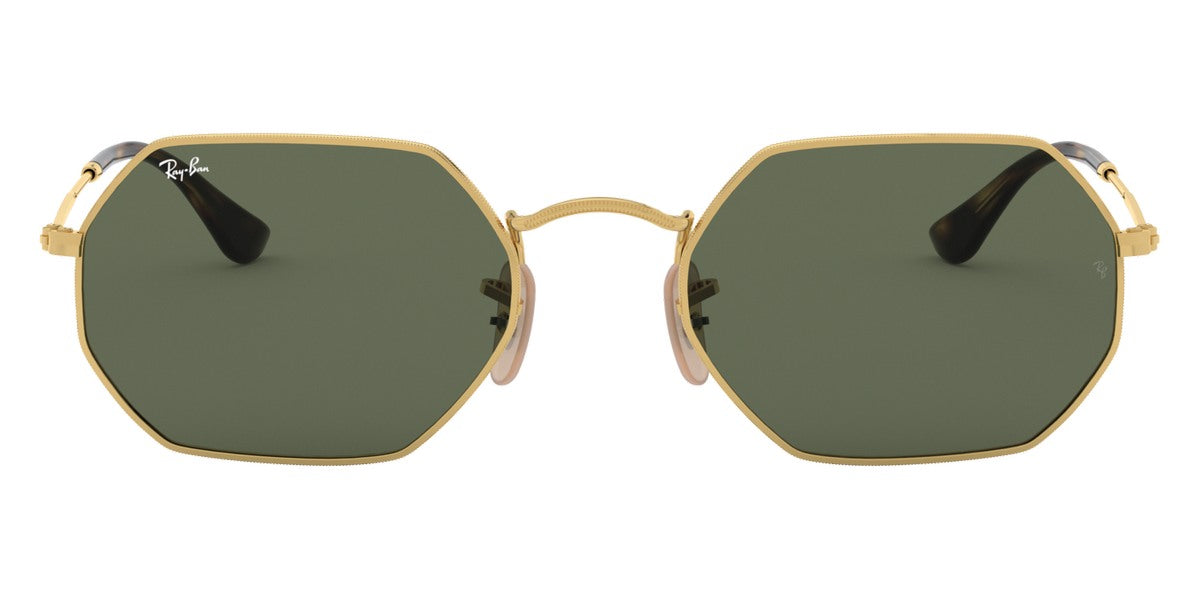 Ray-Ban® Octagonal RB3556N RB3556N 001 53 - Arista with G-15 Green lenses Sunglasses