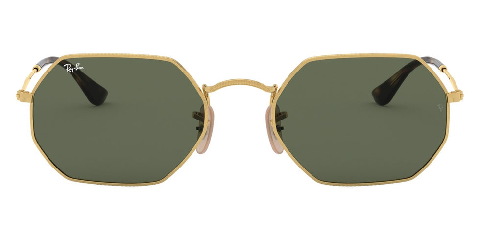 Ray-Ban® Octagonal RB3556N RB3556N 001 53 - Arista with G-15 Green lenses Sunglasses