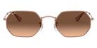 Ray-Ban® Octagonal RB3556N RB3556N 9069A5 53 - Copper with Pink Gradient Brown lenses Sunglasses