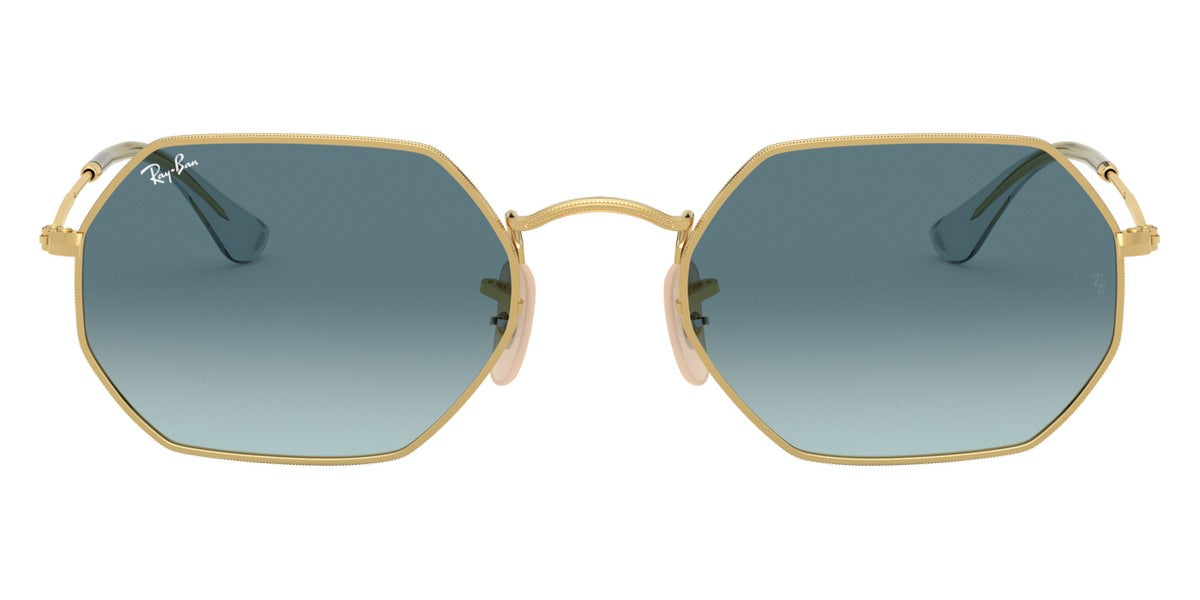 Ray-Ban® Octagonal RB3556N RB3556N 91233M 53 - Arista with Blue Gradient Gray lenses Sunglasses