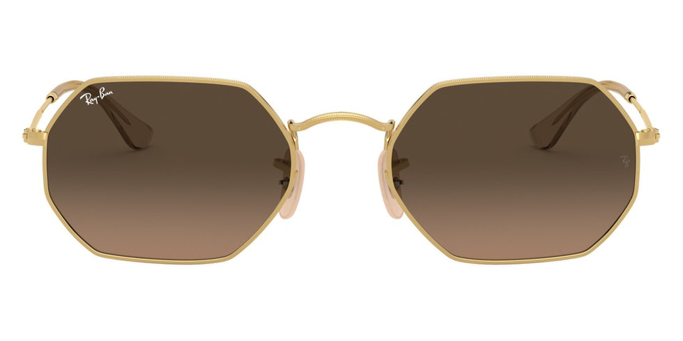 Ray-Ban® Octagonal RB3556N RB3556N 912443 53 - Arista with Brown Gradient Gray lenses Sunglasses