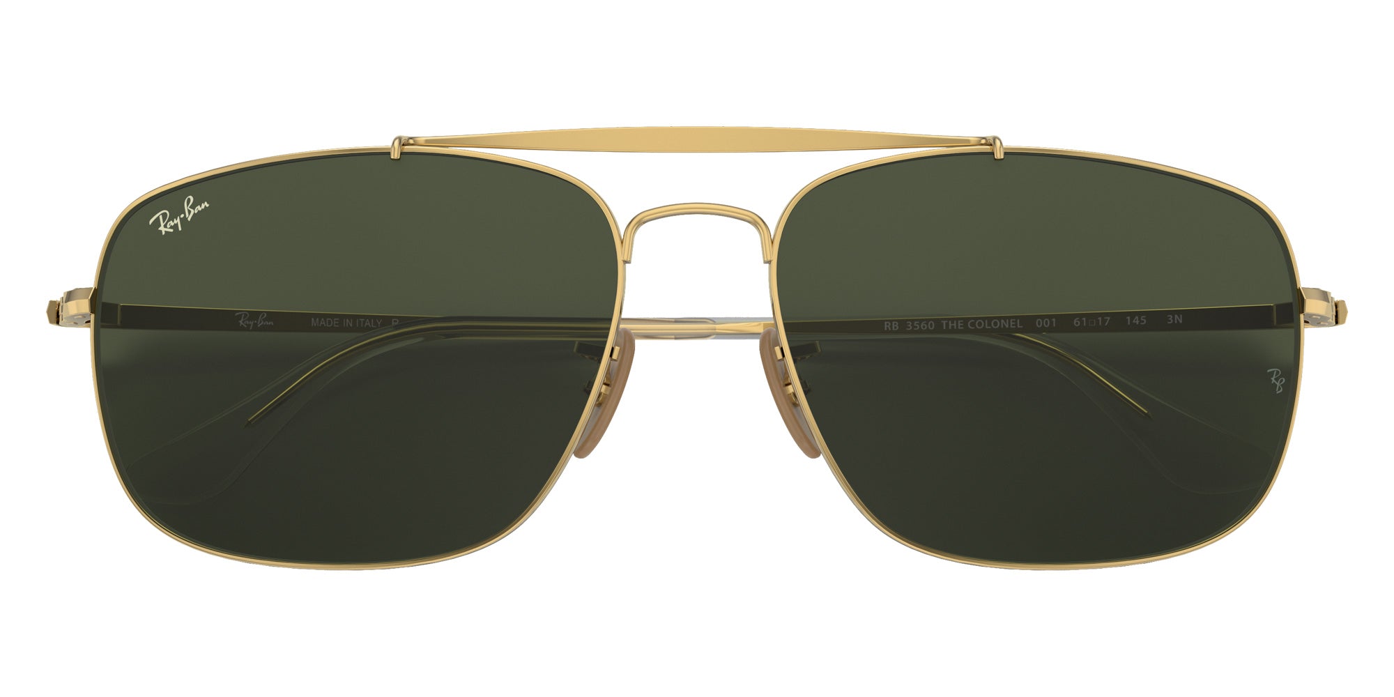 Ray-Ban® RB3560 RB3560 001 61 Sunglasses - Arista Gold
