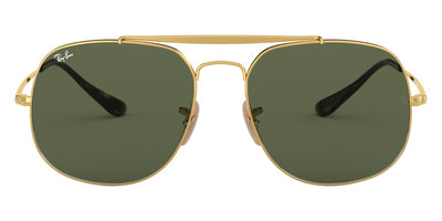 Ray-Ban® THE GENERAL 0RB3561 RB3561 001 57 - Arista with G-15 Green lenses Sunglasses