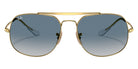 Ray-Ban® RB3561 RB3561 001/3F 57 Sunglasses - Arista Gold