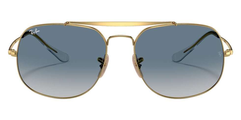 Ray-Ban® RB3561 RB3561 001/3F 57 Sunglasses - Arista Gold