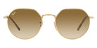 Ray-Ban® Jack RB3565 RB3565 002/GE 51 - Black with Pink Gradient Blue lenses Sunglasses