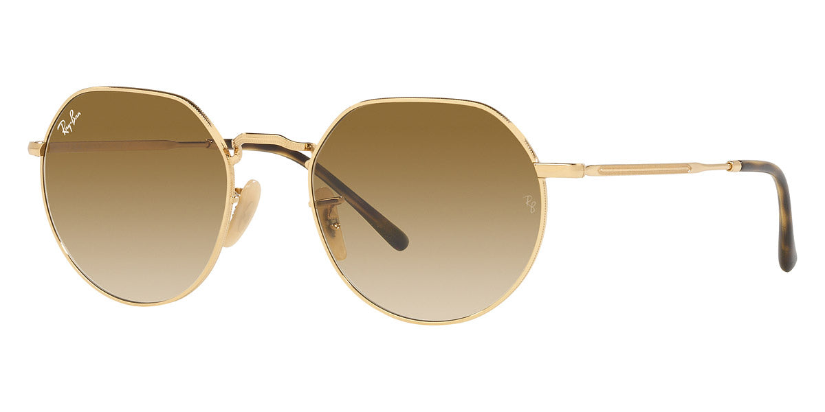 Ray-Ban® Jack RB3565 RB3565 9202R5 55 - Rose Gold with Blue lenses Sunglasses
