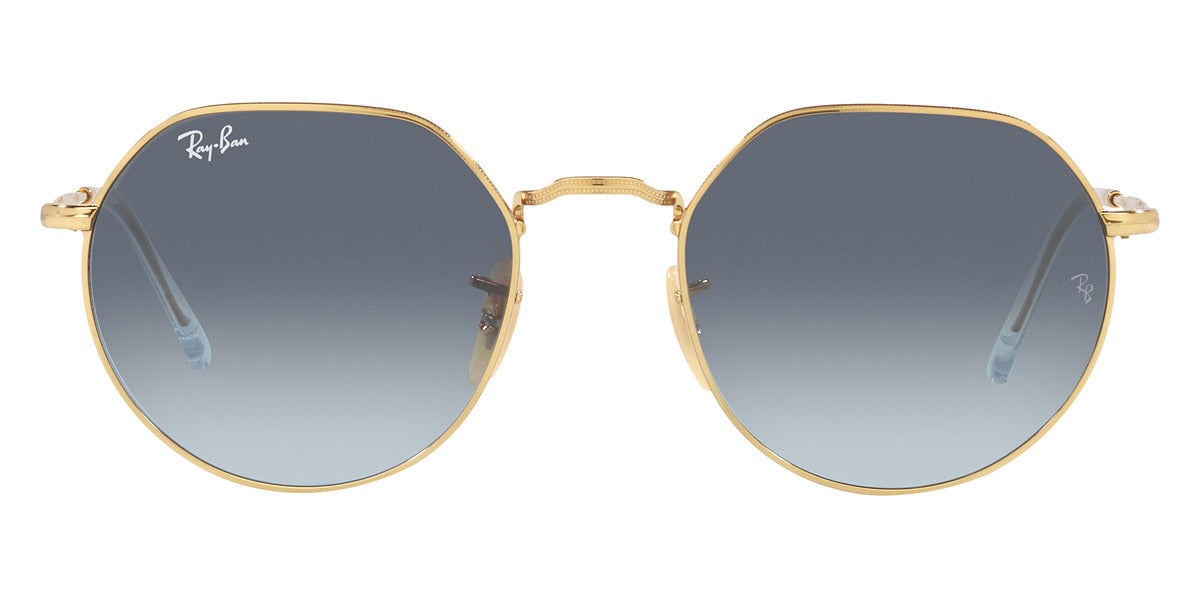 Ray-Ban® Jack RB3565 RB3565 001/86 51 - Arista with Blue Gradient Gray lenses Sunglasses