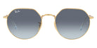 Ray-Ban® Jack RB3565 RB3565 001/86 51 - Arista with Blue Gradient Gray lenses Sunglasses