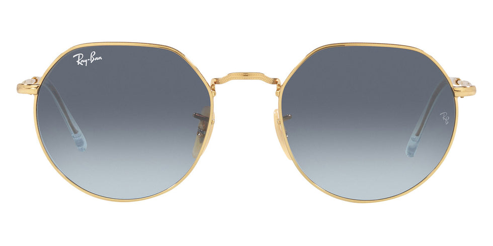 Ray-Ban® Jack RB3565 RB3565 001/86 51 - Arista with Blue Gradient Gray lenses Sunglasses