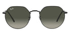 Ray-Ban® Jack RB3565 RB3565 003/3F 53 - Silver with Clear Gradient Blue lenses Sunglasses