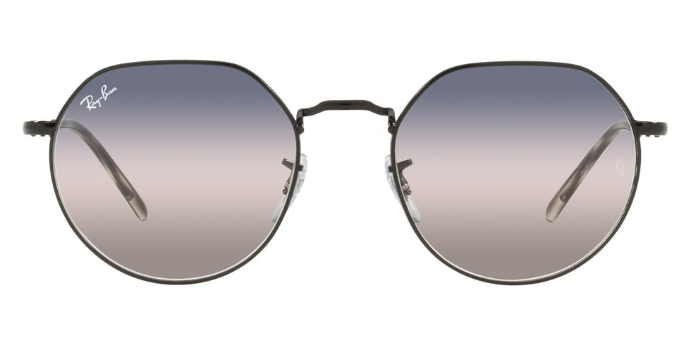 Ray-Ban® Jack RB3565 RB3565 001/86 53 - Arista with Blue Gradient Gray lenses Sunglasses