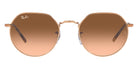 Ray-Ban® Jack RB3565 RB3565 002/71 53 - Black with Gray Gradient lenses Sunglasses