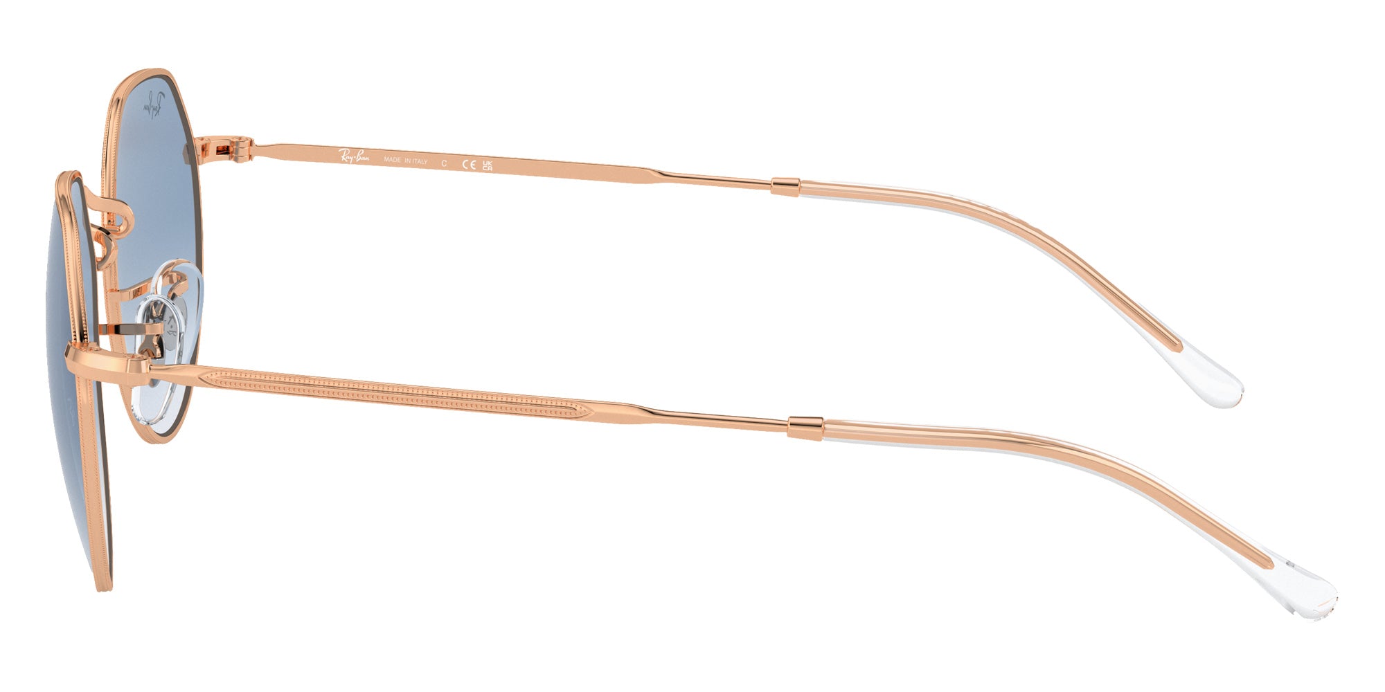 Ray-Ban® RB3565 RB3565 92023F 53 Sunglasses - Rose Gold