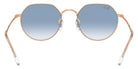 Ray-Ban® RB3565 RB3565 92023F 53 Sunglasses - Rose Gold