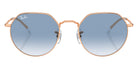 Ray-Ban® RB3565 RB3565 92023F 53 Sunglasses - Rose Gold