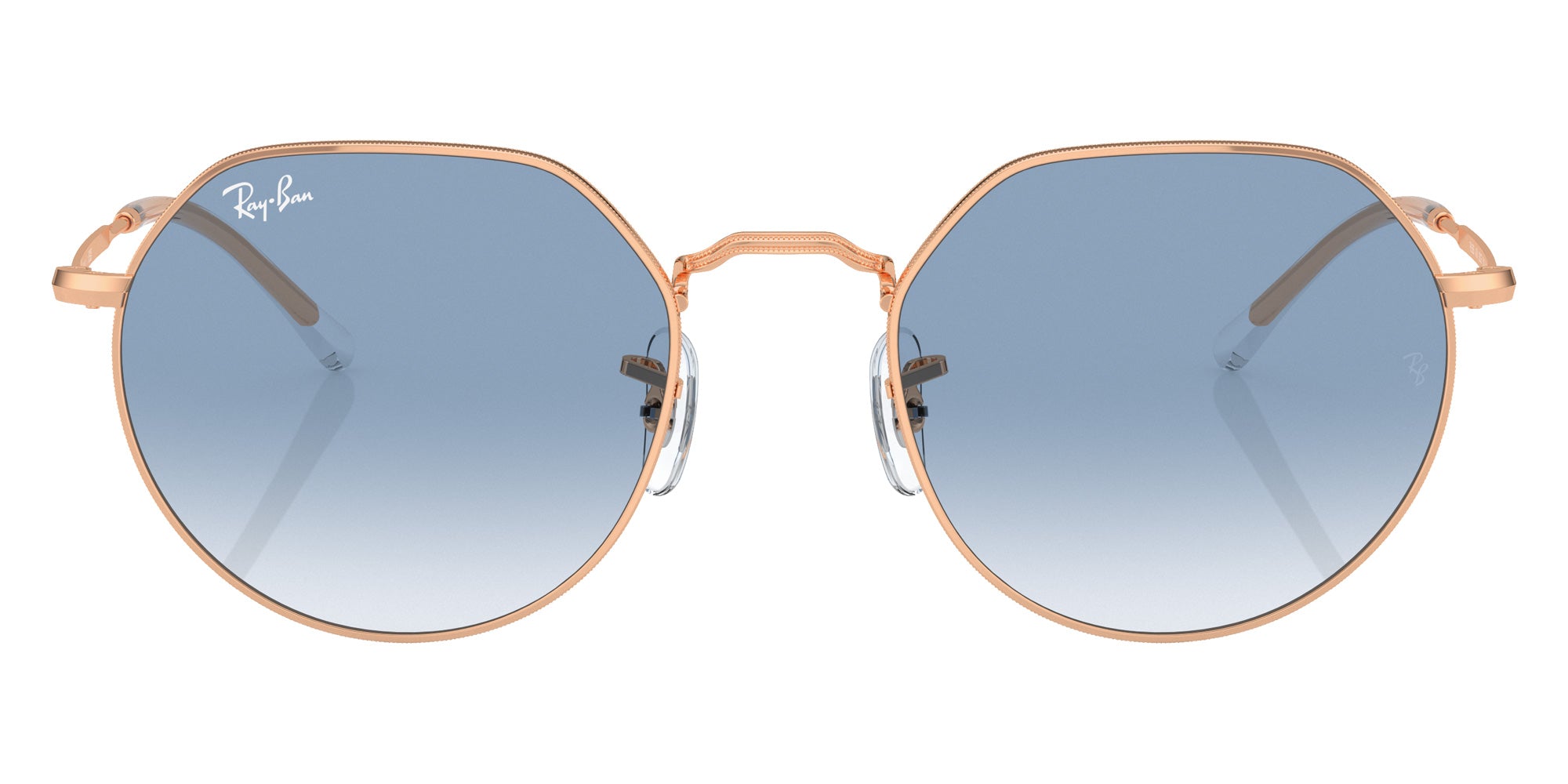 Ray-Ban® RB3565 RB3565 92023F 53 Sunglasses - Rose Gold