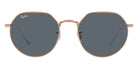 Ray-Ban® Jack RB3565 RB3565 919631 51 - Legend Gold with Green lenses Sunglasses