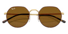 Ray-Ban® RB3565 RB3565 927533 55 Sunglasses - Matte Arista Gold