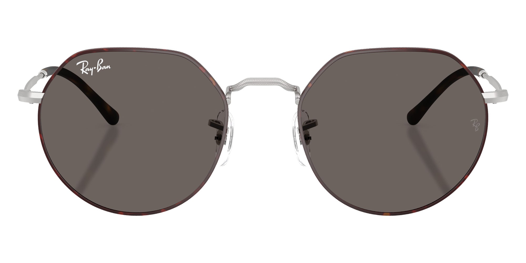 Ray-Ban® RB3565 RB3565 9277B1 55 Sunglasses - Matte Silver