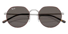 Ray-Ban® RB3565 RB3565 9277B1 55 Sunglasses - Matte Silver
