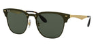 Ray-Ban® Blaze Clubmaster RB3576N RB3576N 043/71 47 - Brushed Arista with Dark Green lenses Sunglasses