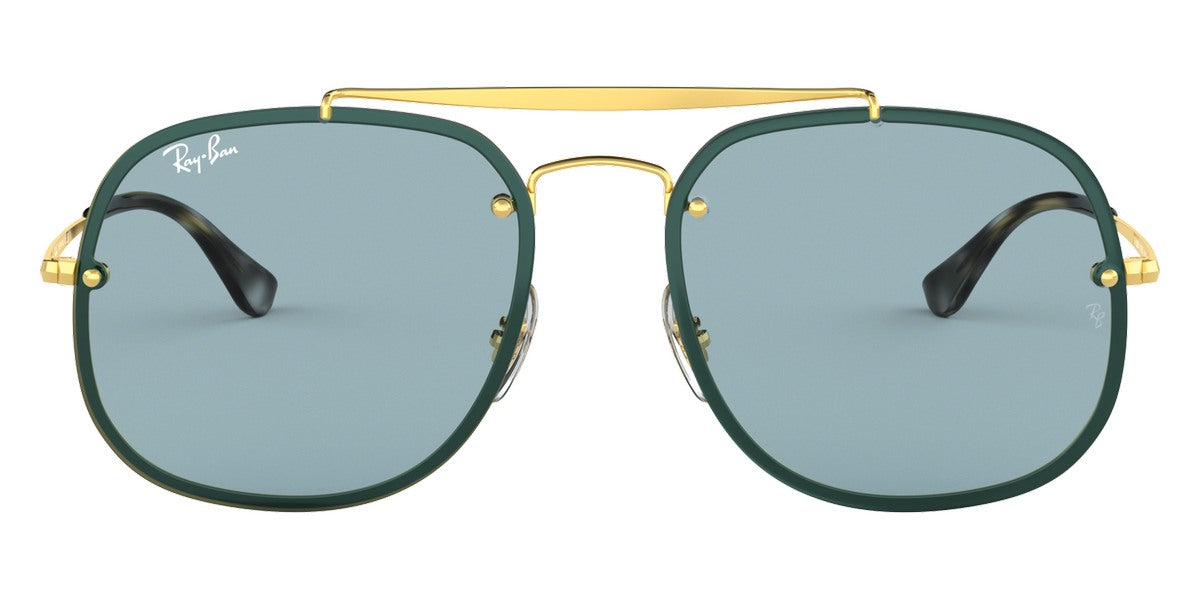 Ray-Ban® BLAZE THE GENERAL 0RB3583N RB3583N 917380 58 - Gold with Blue lenses Sunglasses
