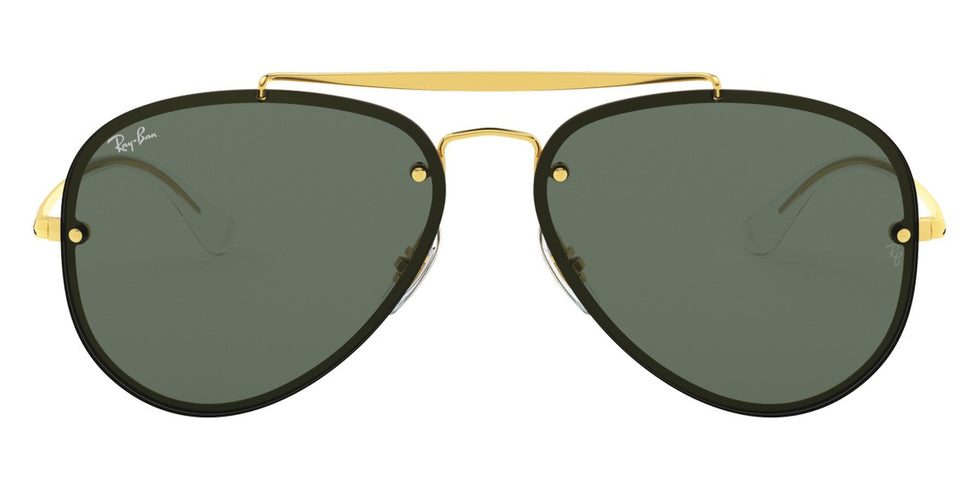 Ray-Ban® Blaze Aviator RB3584N RB3584N 004/13 61 - Gunmetal with Brown Gradient Dark Brown lenses Sunglasses