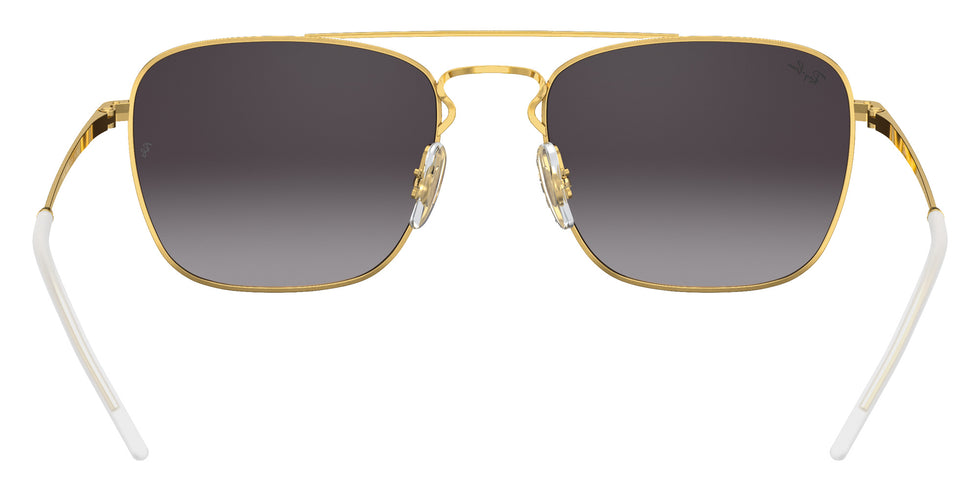 Ray-Ban® RB3588 RB3588 90548G 55 Sunglasses - Black On Gold