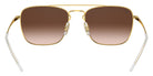 Ray-Ban® RB3588 RB3588 905513 55 Sunglasses - Brown On Gold