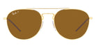 Ray-Ban® RB3589 RB3589 925083 55 - Arista with Dark Brown Polarized lenses Sunglasses