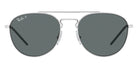 Ray-Ban® RB3589 RB3589 925181 55 - Silver with Dark Gray Polarized lenses Sunglasses