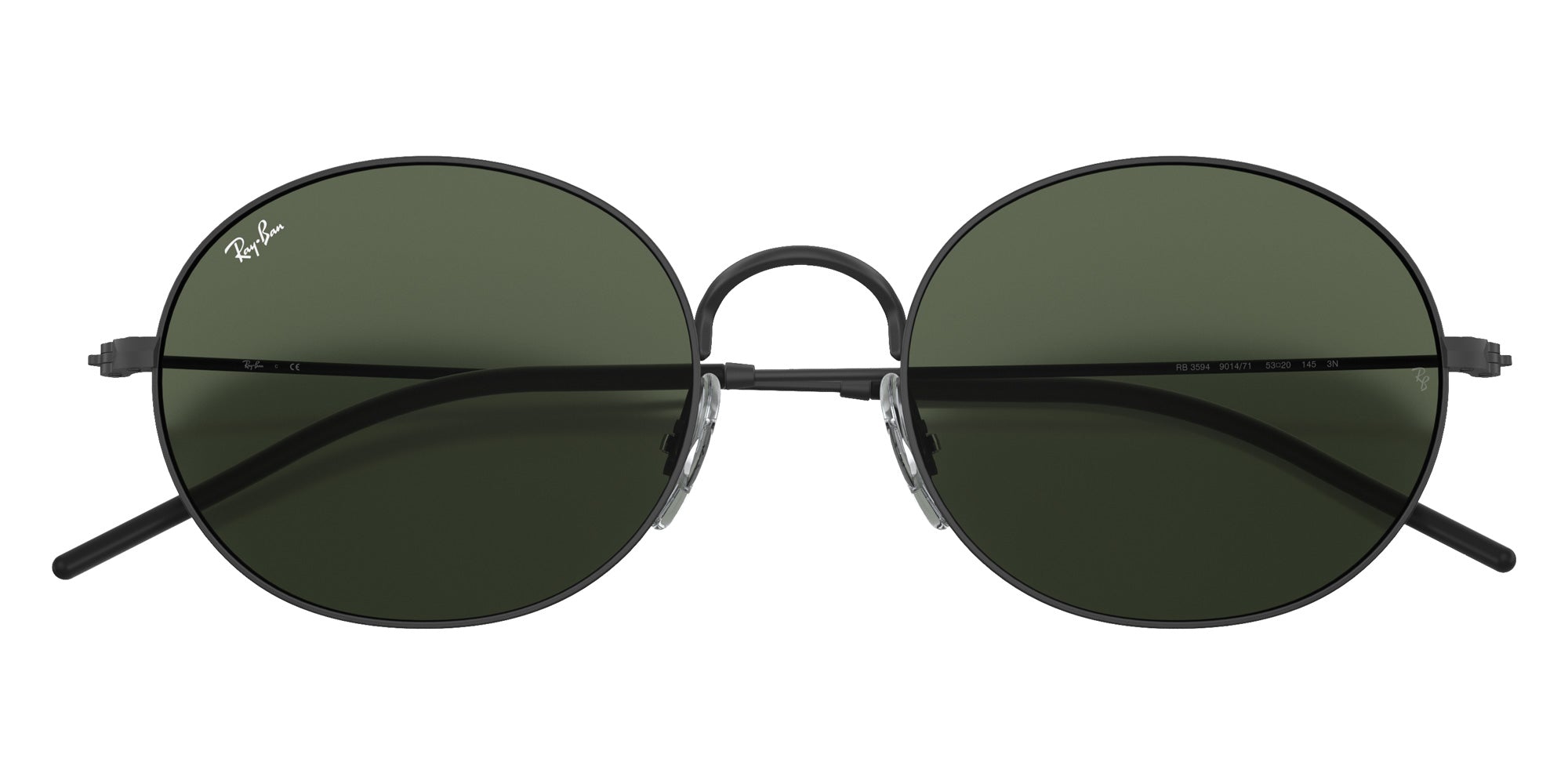 Ray-Ban® RB3594 RB3594 901471 53 Sunglasses - Black