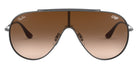 Ray-Ban® Wings RB3597 RB3597 004/13 33 - Gunmetal with Brown Gradient lenses Sunglasses