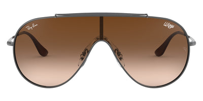 Ray-Ban® WINGS 0RB3597 RB3597 004/13 33 - Gunmetal with Brown Gradient lenses Sunglasses