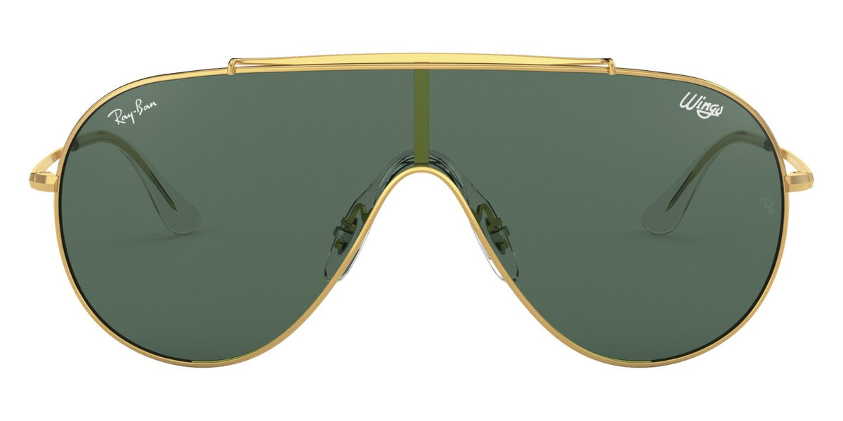 Ray-Ban® WINGS 0RB3597 RB3597 905071 33 - Arista with Dark Green lenses Sunglasses