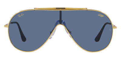 Ray-Ban® WINGS 0RB3597 RB3597 924580 33 - Legend Gold with Dark Blue lenses Sunglasses