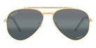 Ray-Ban® New Aviator RB3625 RB3625 9196G5 58 - Legend Gold with Polarized Clear Gradient Dark Brown lenses Sunglasses