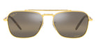 Ray-Ban® New Caravan RB3636 RB3636 003/32 58 - Silver with Clear Gradient Gray lenses Sunglasses