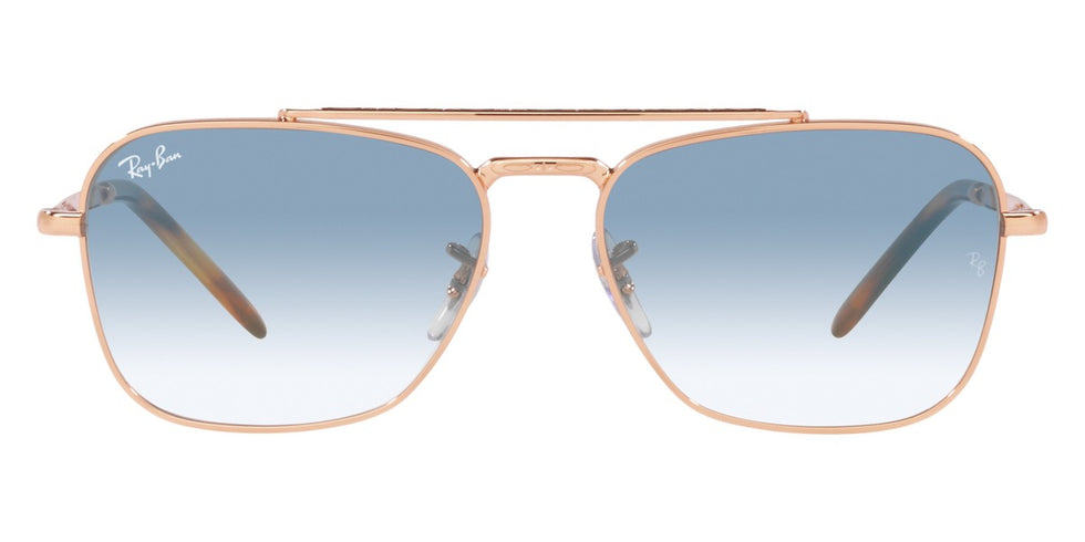 Ray-Ban® New Caravan RB3636 RB3636 919631 55 - Legend Gold with Green lenses Sunglasses
