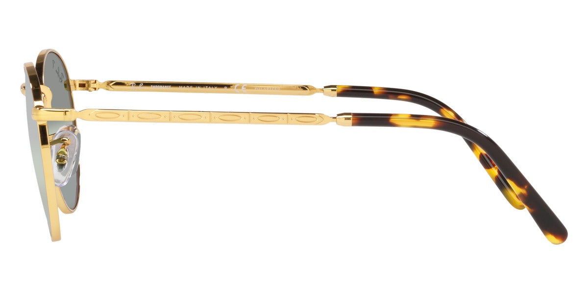 Ray-Ban® New Round RB3637 RB3637 919631 47 - Legend Gold with Green lenses Sunglasses