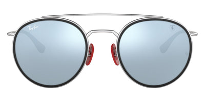 Ray-Ban® FERRARI 0RB3647M RB3647M F03130 51 - Silver with Light Green Mirrored Silver lenses Sunglasses