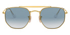 Ray-Ban® The Marshal RB3648 RB3648 002/71 51 - Black with Light Gray Gradient Dark Gray lenses Sunglasses
