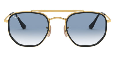 Ray-Ban® THE MARSHAL II 0RB3648M RB3648M 91673F 52 - Arista with Clear Gradient Blue lenses Sunglasses
