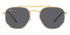 Ray-Ban® The Marshal Ii RB3648M RB3648M 9240B1 52 - Legend Gold with Dark Gray lenses Sunglasses