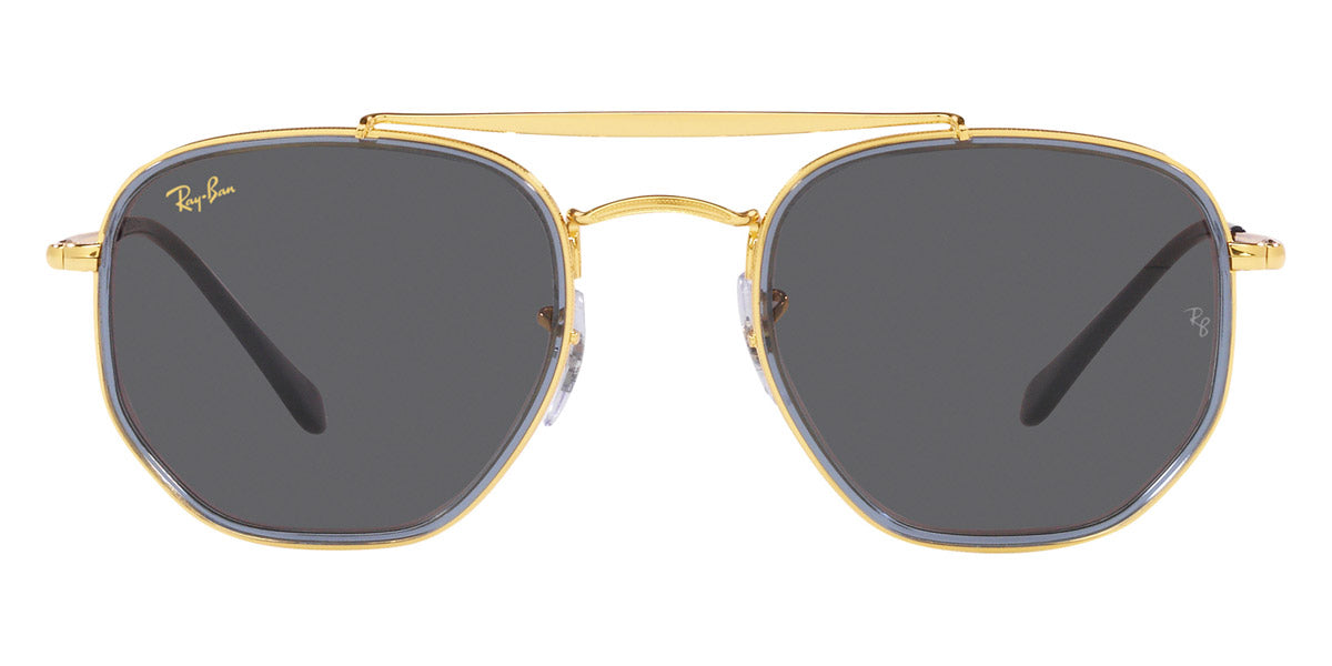 Ray-Ban® THE MARSHAL II 0RB3648M RB3648M 9240B1 52 - Legend Gold with Dark Gray lenses Sunglasses