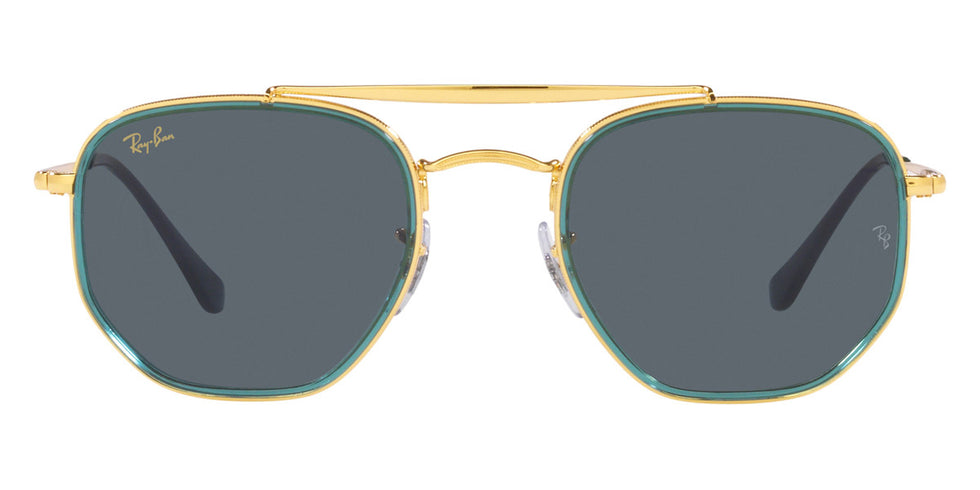 Ray-Ban® The Marshal Ii RB3648M RB3648M 9241R5 52 - Legend Gold with Blue lenses Sunglasses