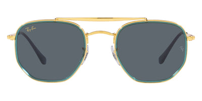 Ray-Ban® THE MARSHAL II 0RB3648M RB3648M 9241R5 52 - Legend Gold with Blue lenses Sunglasses